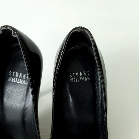 Stuart Weitzman Sashay ombre open toe heel sz7.5 - Picture 9 of 10